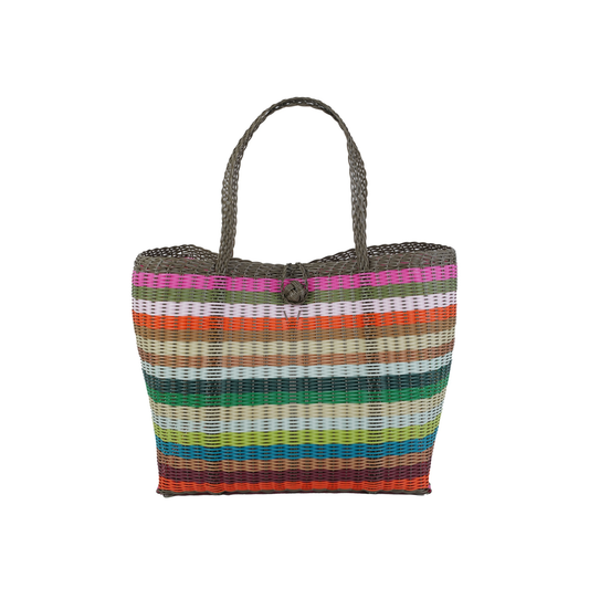 MEDIUM MULTI STRIPE TOTE