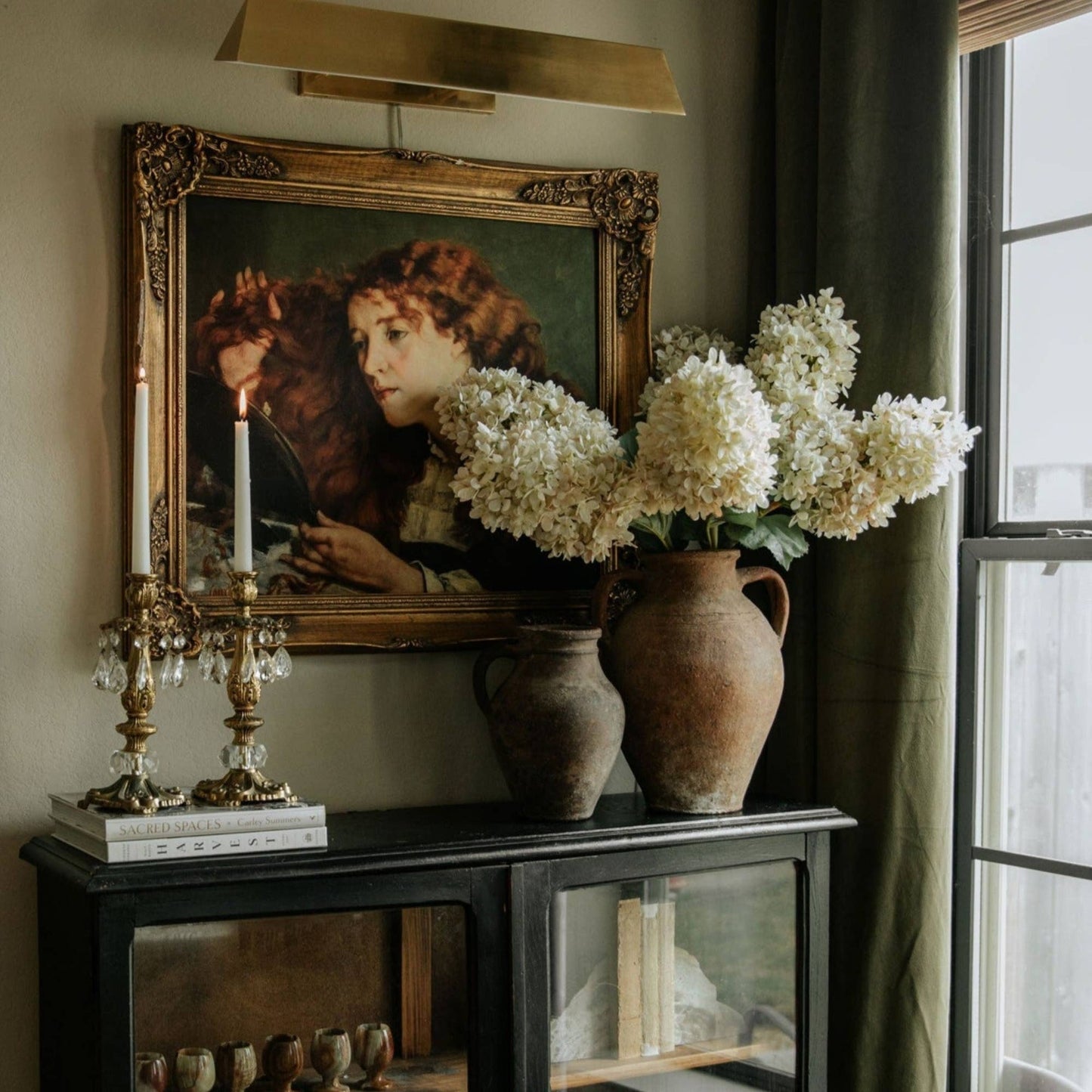 LARGE FAUX HYDRANGEA