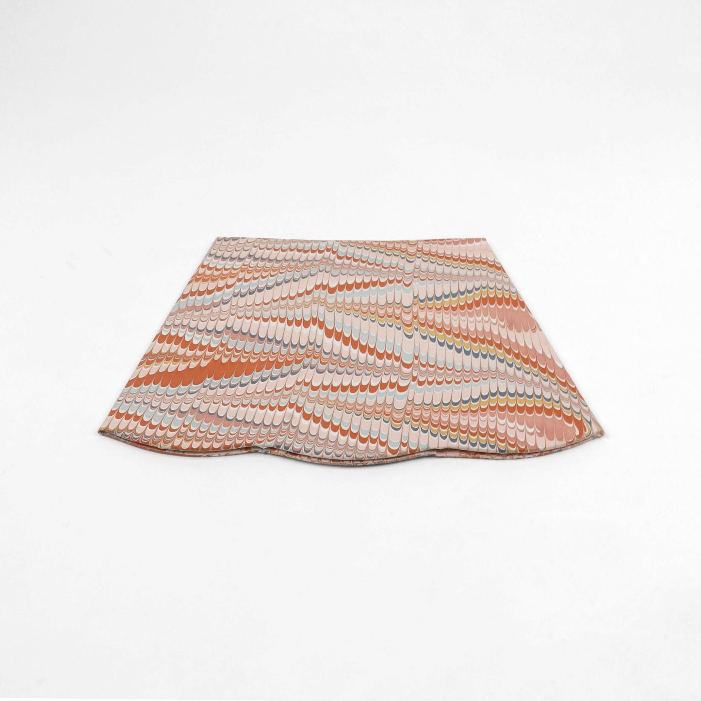 MARBLED SCALLOPED COLLAPSIBLE BASKET - TWILIGHT MOUNTAIN