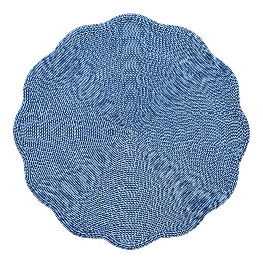 ROUND SCALLOP PLACEMAT- SET OF 4