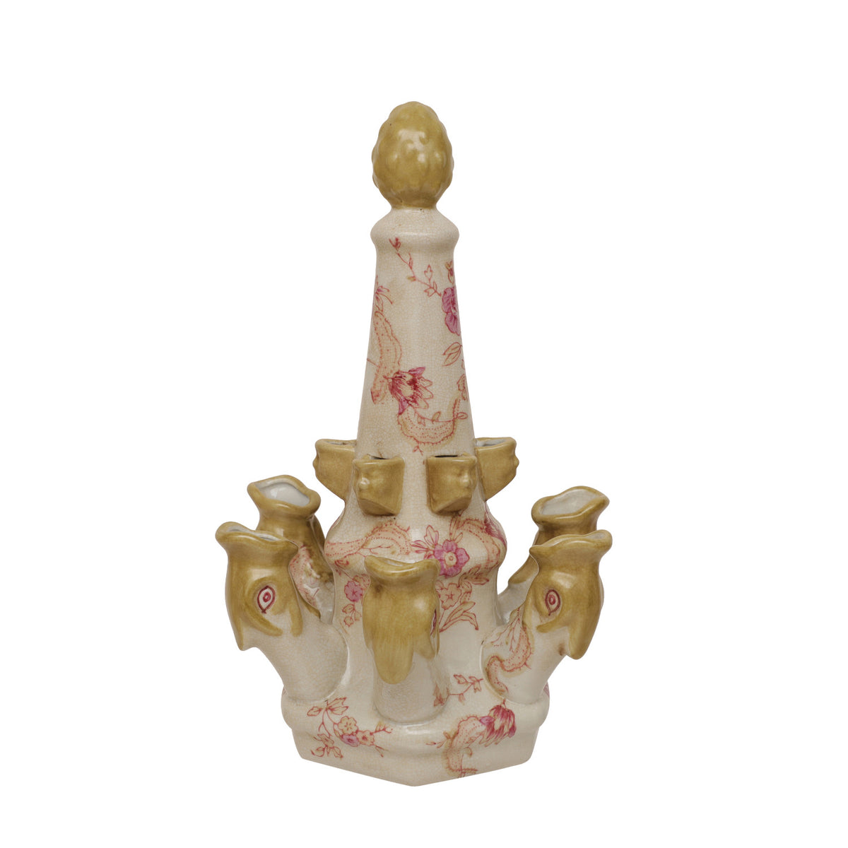 STONEWARE TULIPIERE VASE