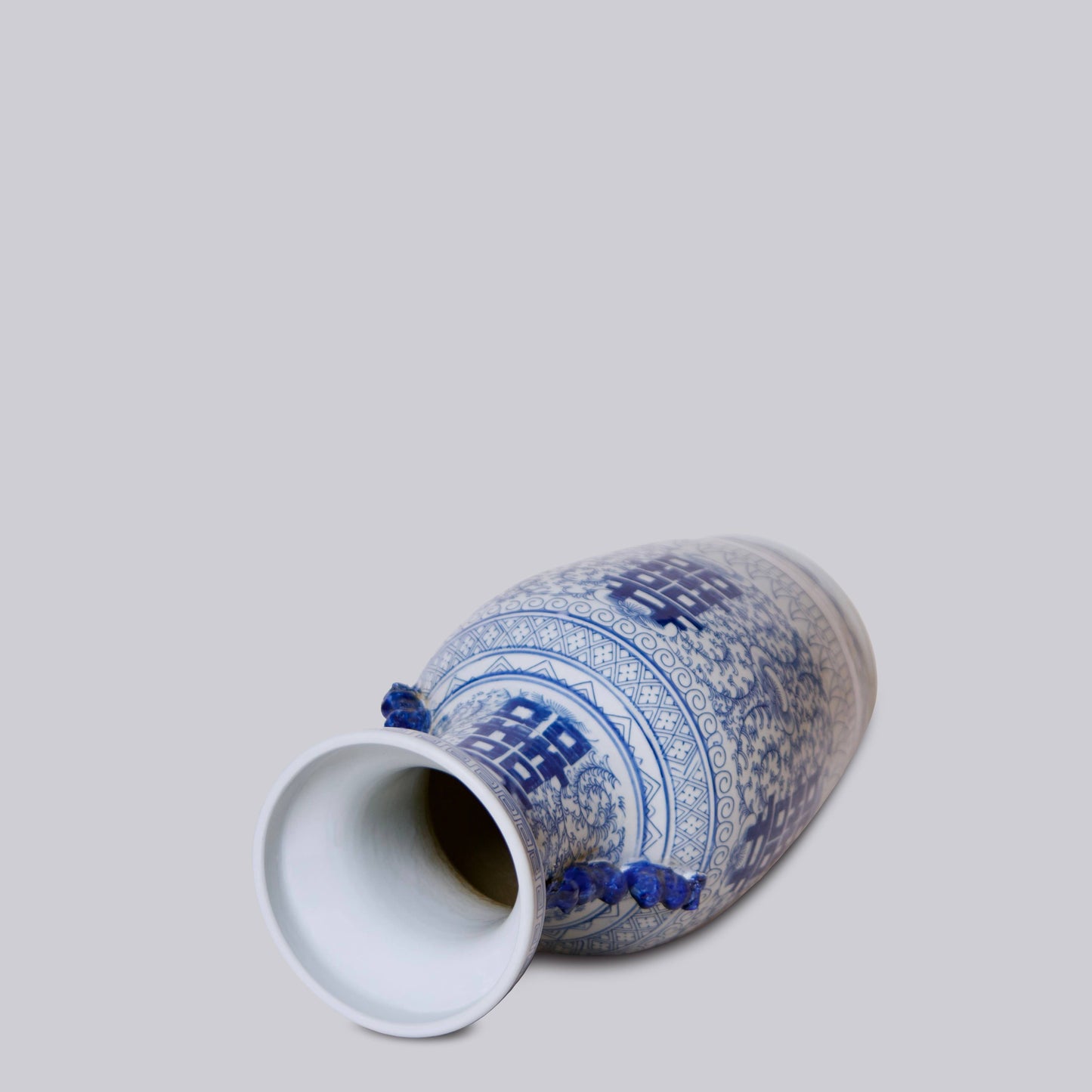 DOUBLE HAPPINESS LARGE LUG VASE