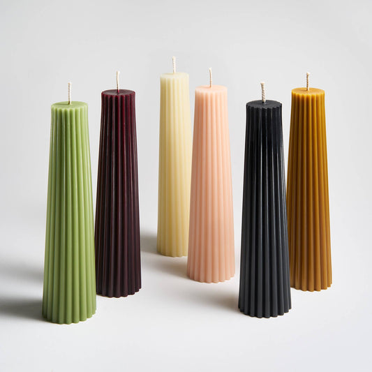 PETITE PILLAR HAND POURED BEESWAX CANDLE