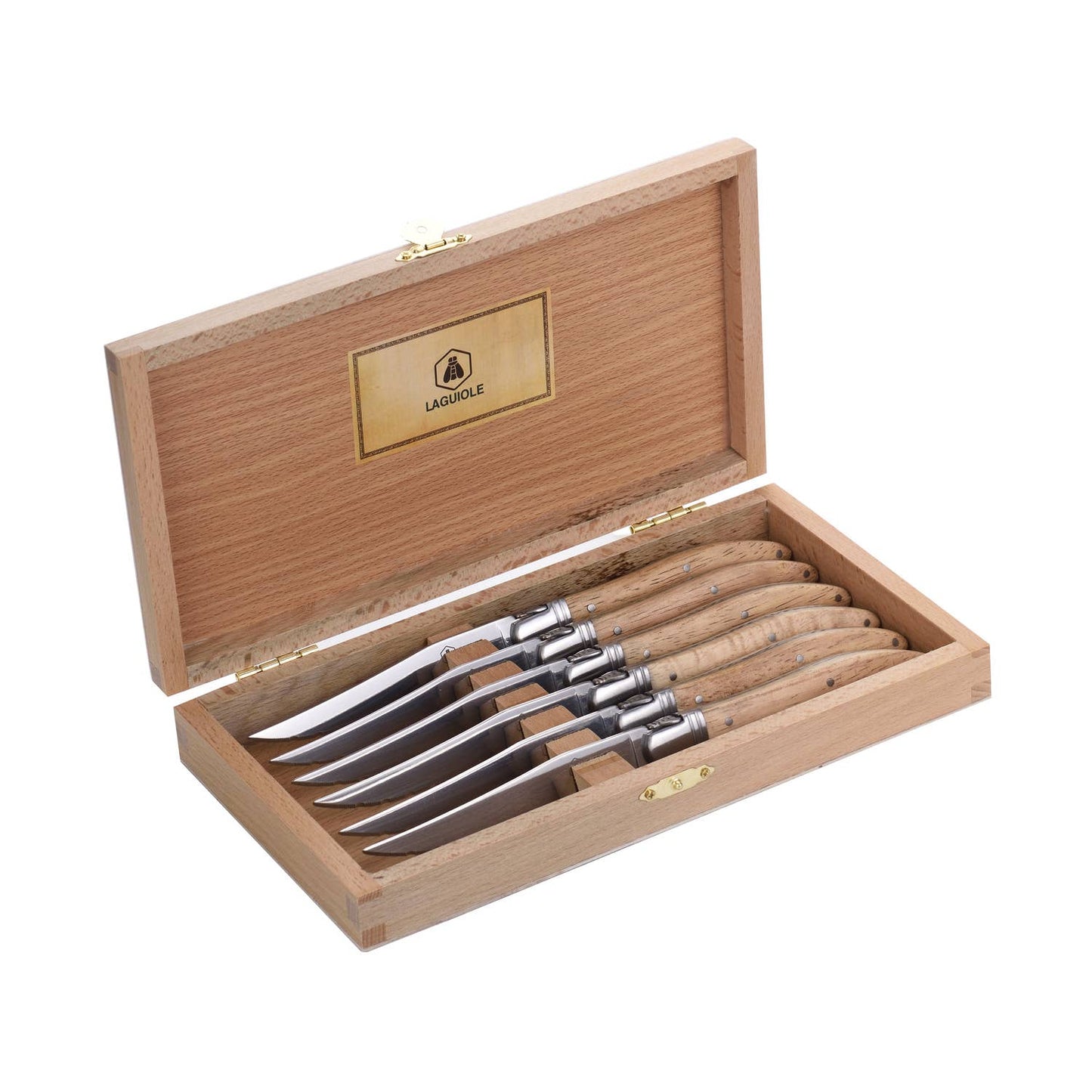 LAGUIOLE, SET OF 6 STEAK KNIVES