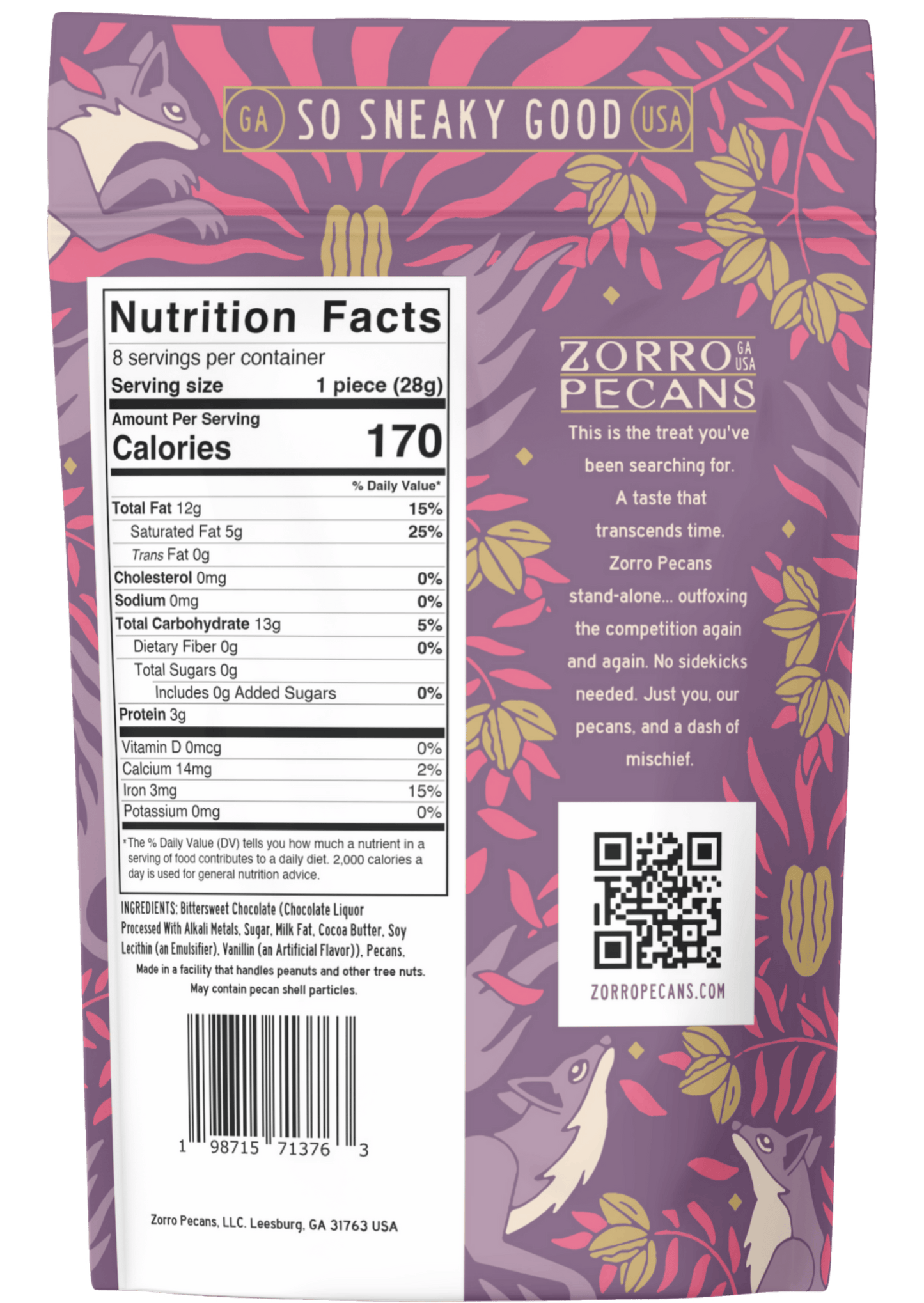 DARK CHOCOLATE PECAN BARK