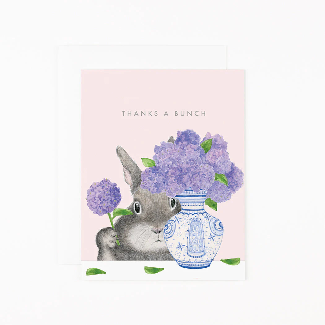 THANKS A BUNCH BUNNY CARD