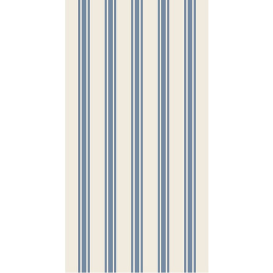 BLUE LINEN STRIPE GUEST NAPKIN
