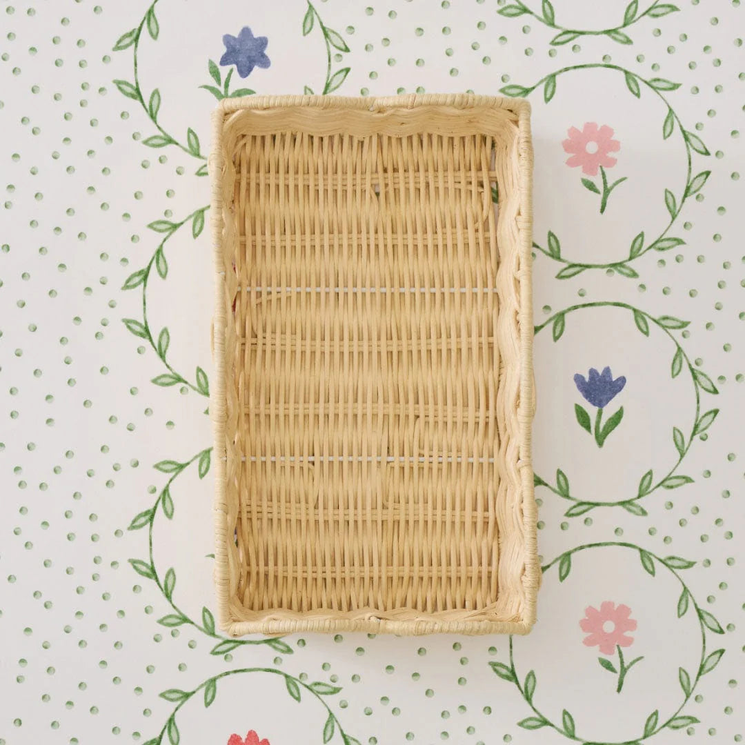 RATTAN PAPER GUEST TOWEL TRAY