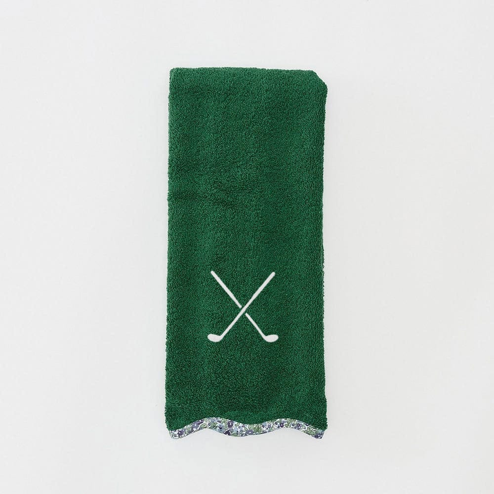 SCALLOPED GOLF TOWEL