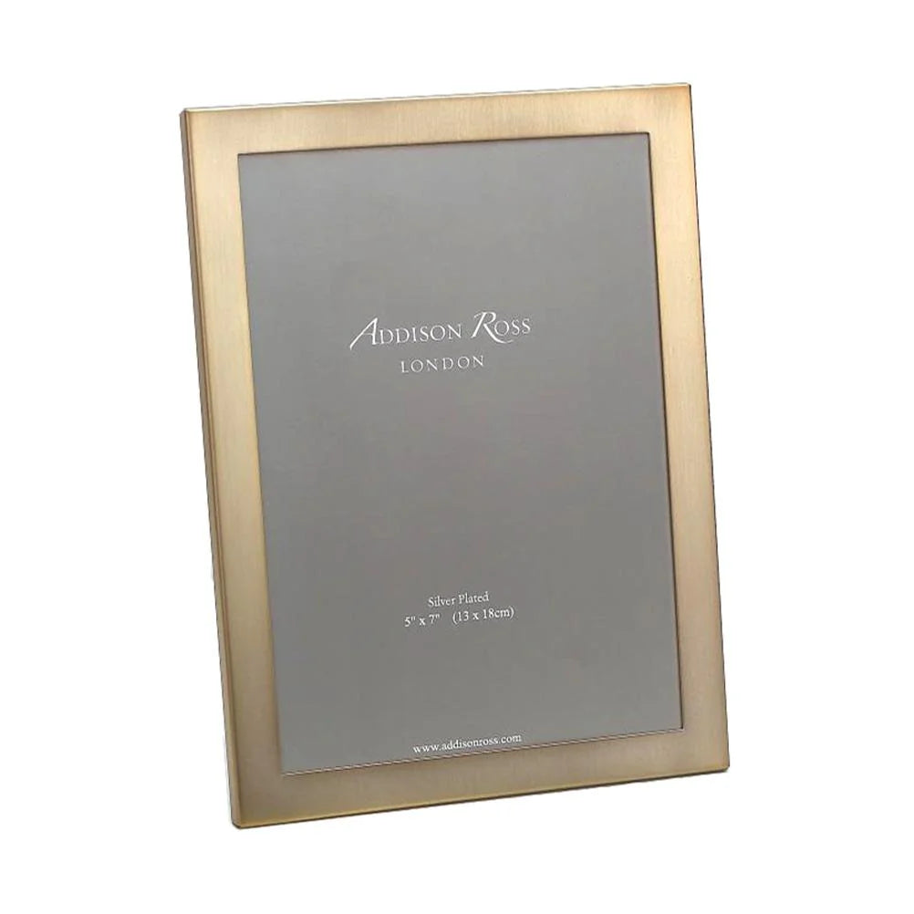 8X10 SQUARED CORNER FRAME - MATTE GOLD